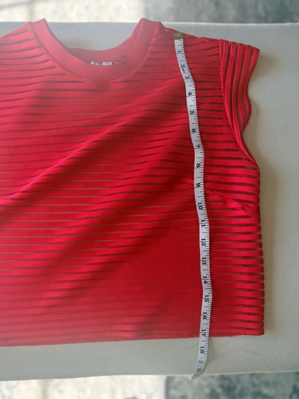 & OTHER STORIES Transparent Cropped Top Size 4 - Picture 3 of 7
